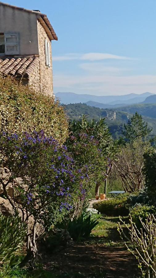Gite En Cevennes Du Sud, Bergerie Restauree Au Rez De Jardin D'Une Bastide Avec Piscine, Vue Exceptionnelle, Authenticite Et Confort Saint-Laurent-le-Minier Εξωτερικό φωτογραφία