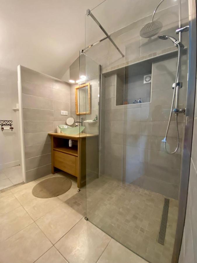 Gite En Cevennes Du Sud, Bergerie Restauree Au Rez De Jardin D'Une Bastide Avec Piscine, Vue Exceptionnelle, Authenticite Et Confort Saint-Laurent-le-Minier Εξωτερικό φωτογραφία
