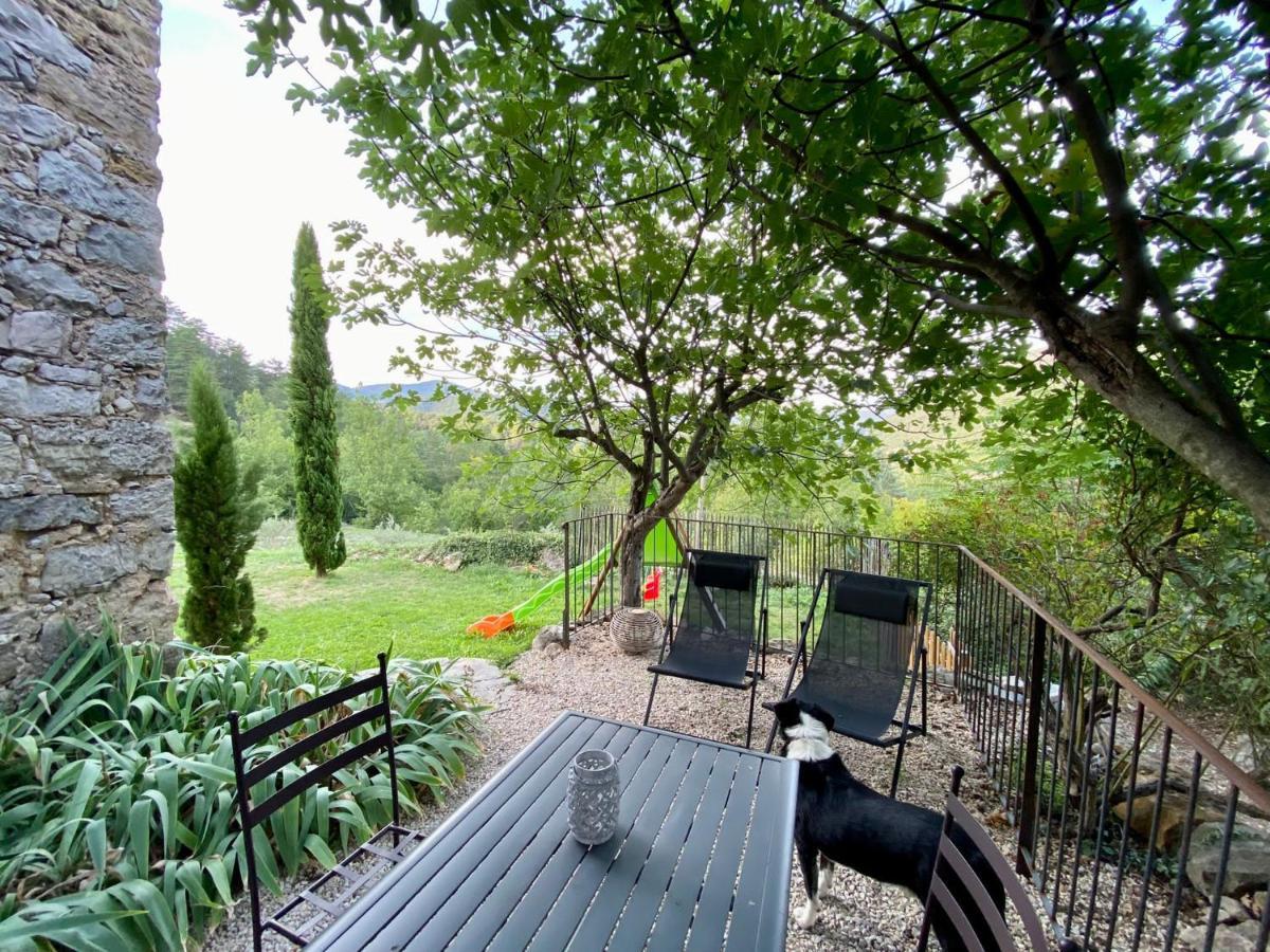 Gite En Cevennes Du Sud, Bergerie Restauree Au Rez De Jardin D'Une Bastide Avec Piscine, Vue Exceptionnelle, Authenticite Et Confort Saint-Laurent-le-Minier Εξωτερικό φωτογραφία
