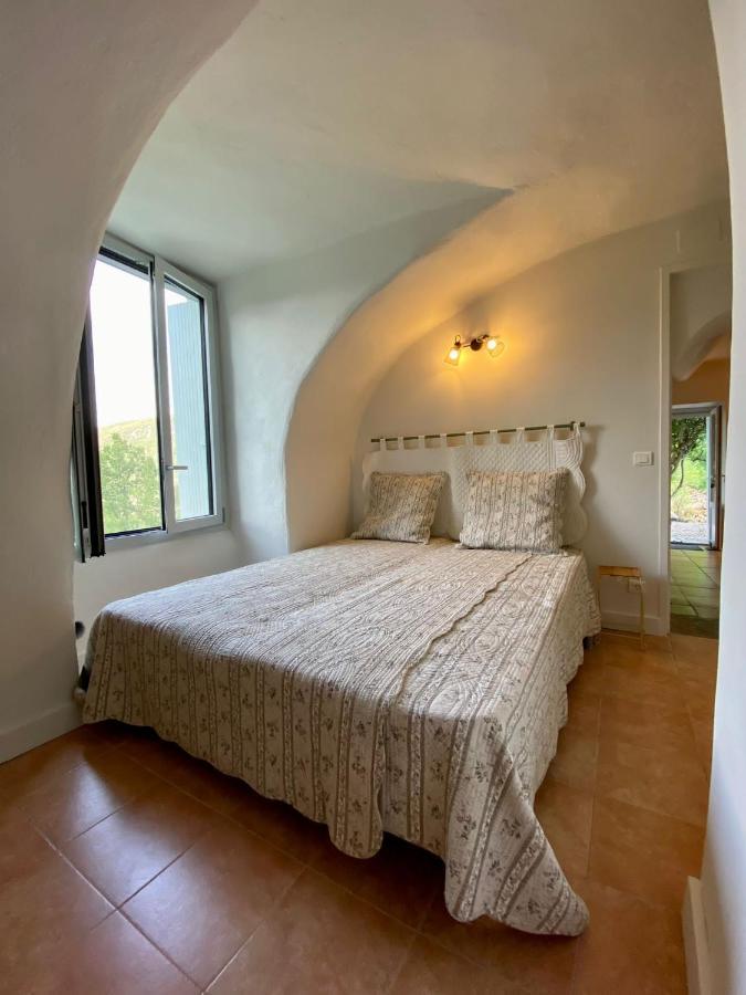 Gite En Cevennes Du Sud, Bergerie Restauree Au Rez De Jardin D'Une Bastide Avec Piscine, Vue Exceptionnelle, Authenticite Et Confort Saint-Laurent-le-Minier Εξωτερικό φωτογραφία
