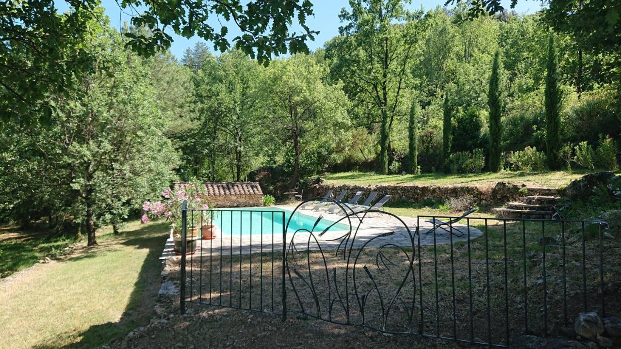 Gite En Cevennes Du Sud, Bergerie Restauree Au Rez De Jardin D'Une Bastide Avec Piscine, Vue Exceptionnelle, Authenticite Et Confort Saint-Laurent-le-Minier Εξωτερικό φωτογραφία