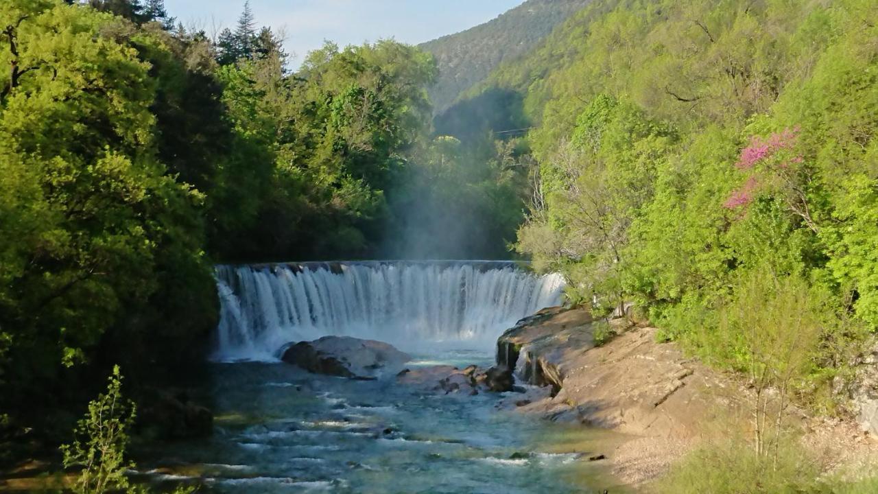 Gite En Cevennes Du Sud, Bergerie Restauree Au Rez De Jardin D'Une Bastide Avec Piscine, Vue Exceptionnelle, Authenticite Et Confort Saint-Laurent-le-Minier Εξωτερικό φωτογραφία